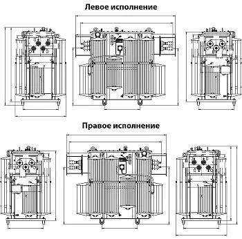 Фото чертежа ТМЗ 1250/10/0,4